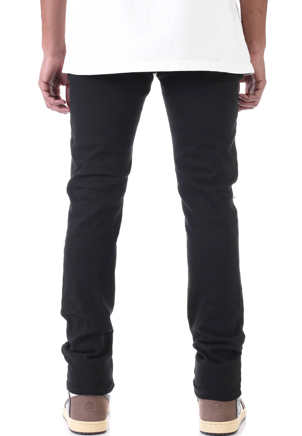“NEW” KDNK Under Patched Skinny Pants (Black)