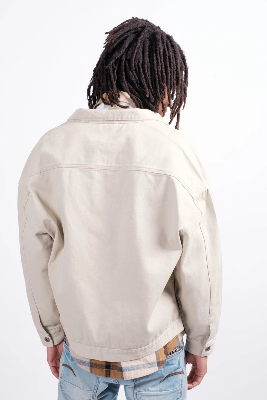 “NEW” Brooklyn Cloth Bull Denim Sand Workwear Jacket