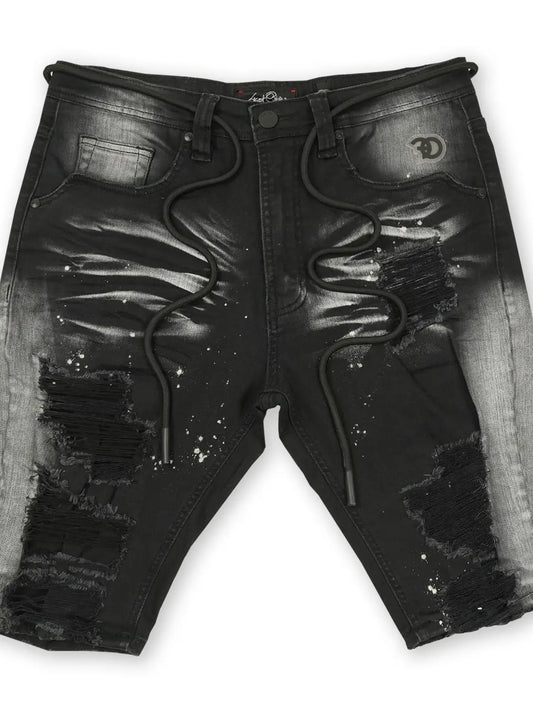 Frost Originals Peyto Shredded Twill Black Shorts