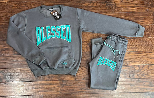 Shabach Blessed Grey & Mint Track Set