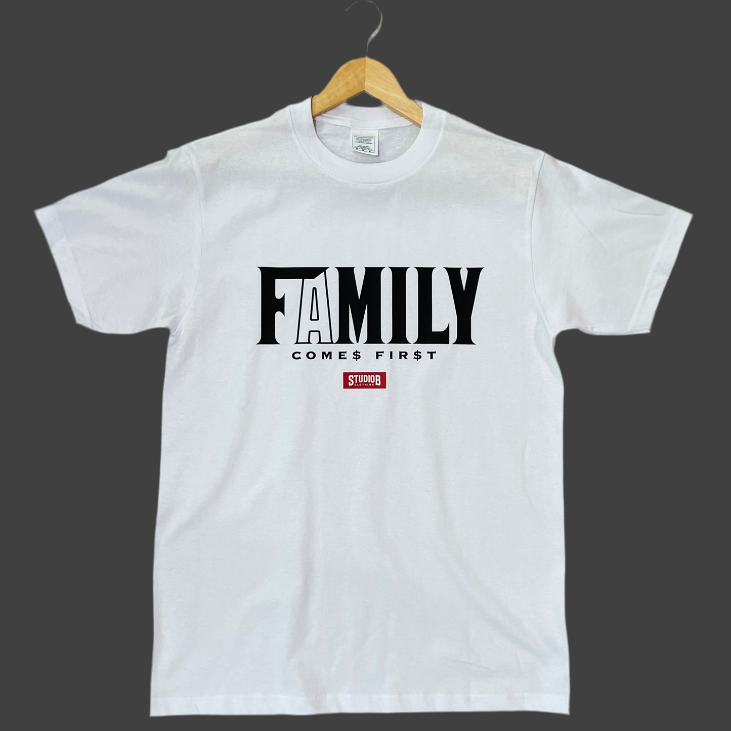 Studio B Family COME$ FIR$T Tee