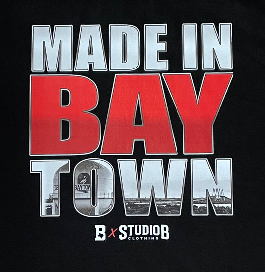 “NEW” Studio B Made In Baytown Tee (Black)